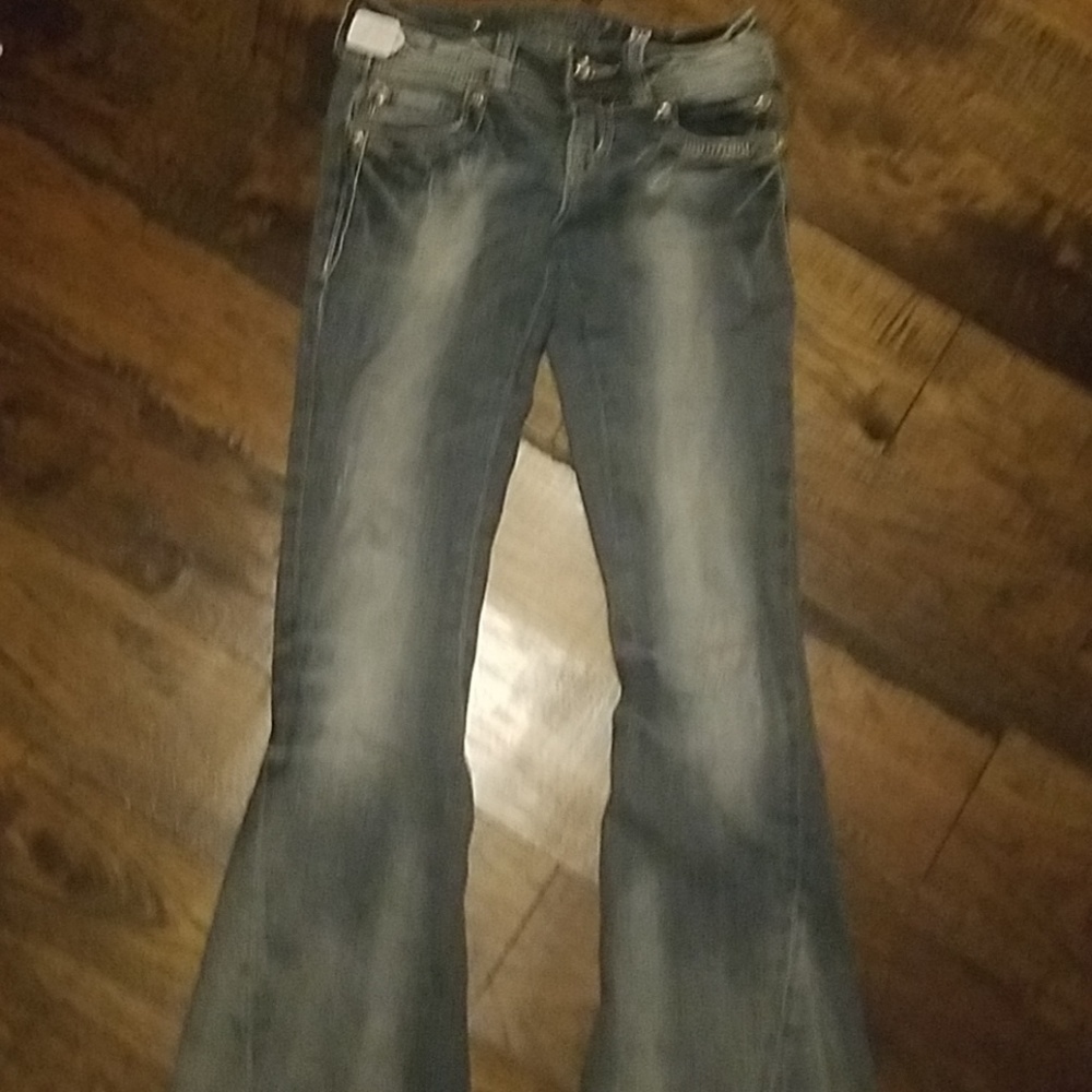 Size 25 flare miss me jeans